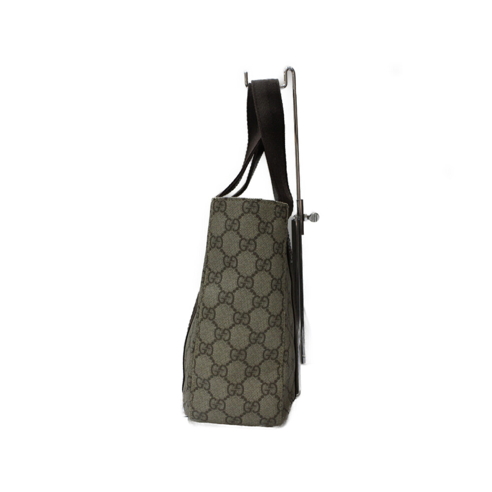 Gucci Supreme Tote dark GG leather Bag brown